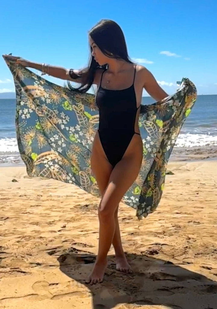 Paradise Now Hawaiʻi - Wholesale Swim Cover Up - Women's - Vintage Ohia Pareo