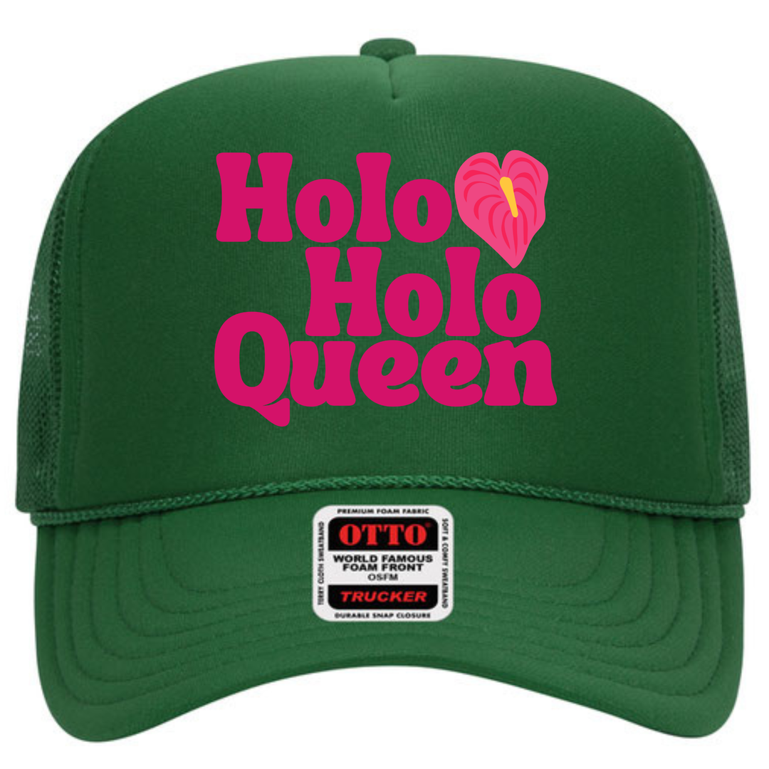 Holoholo Queen Adult Trucker Hat- Anthurium