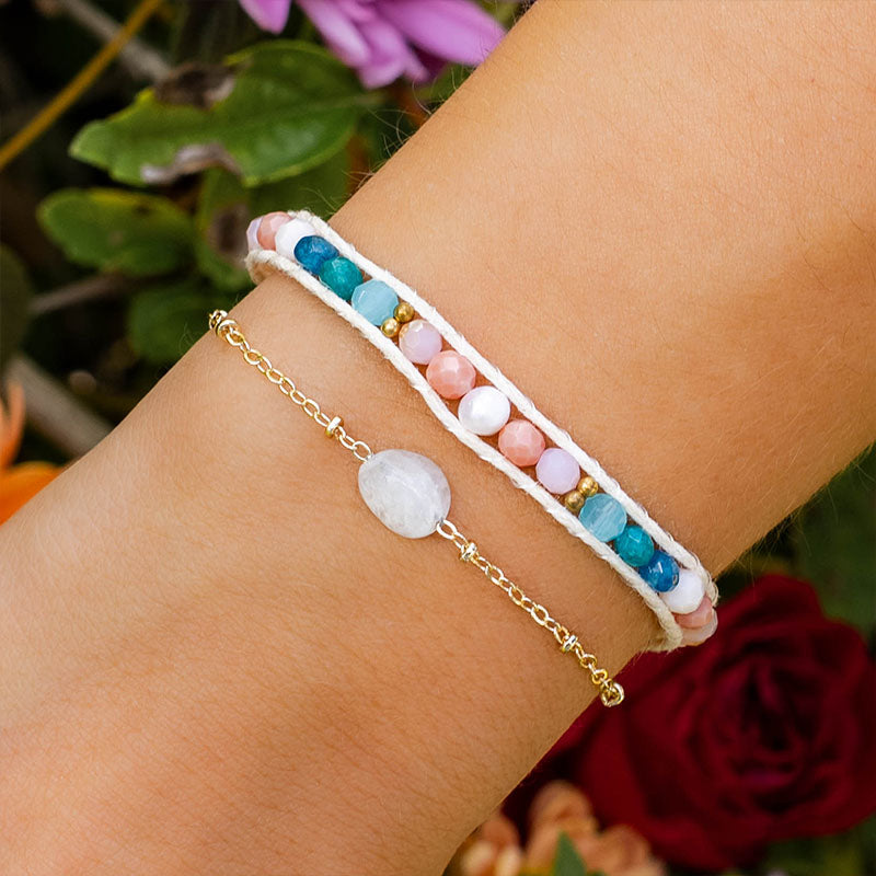 Coral Kiss Healing Bracelet