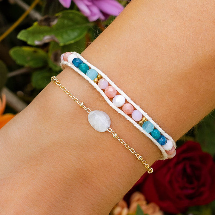 Coral Kiss Healing Bracelet