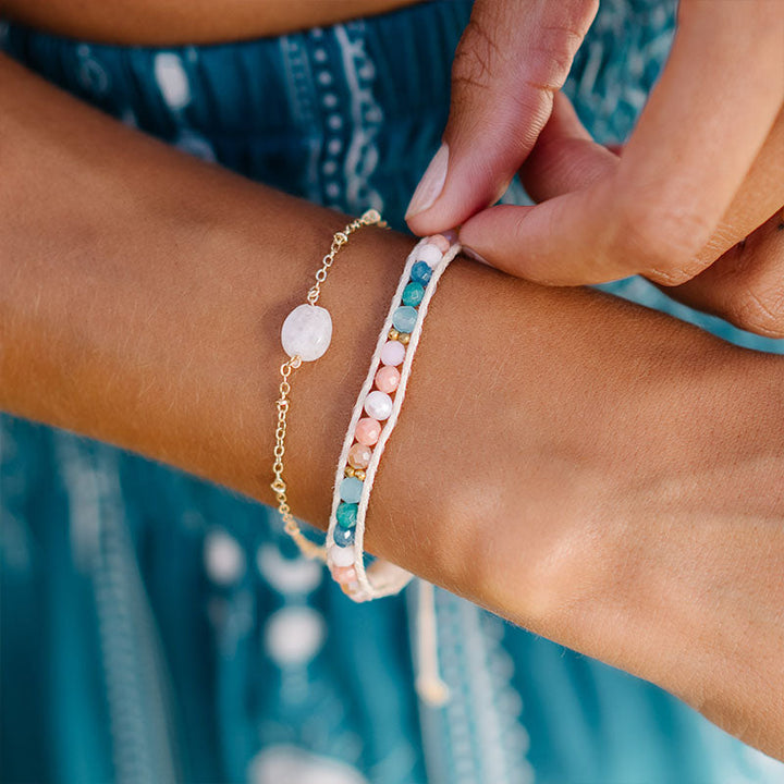 Coral Kiss Healing Bracelet