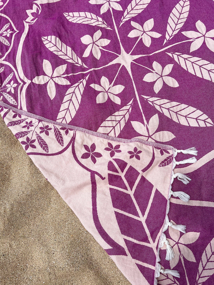 Frangipani Luxurious Blanket for 2