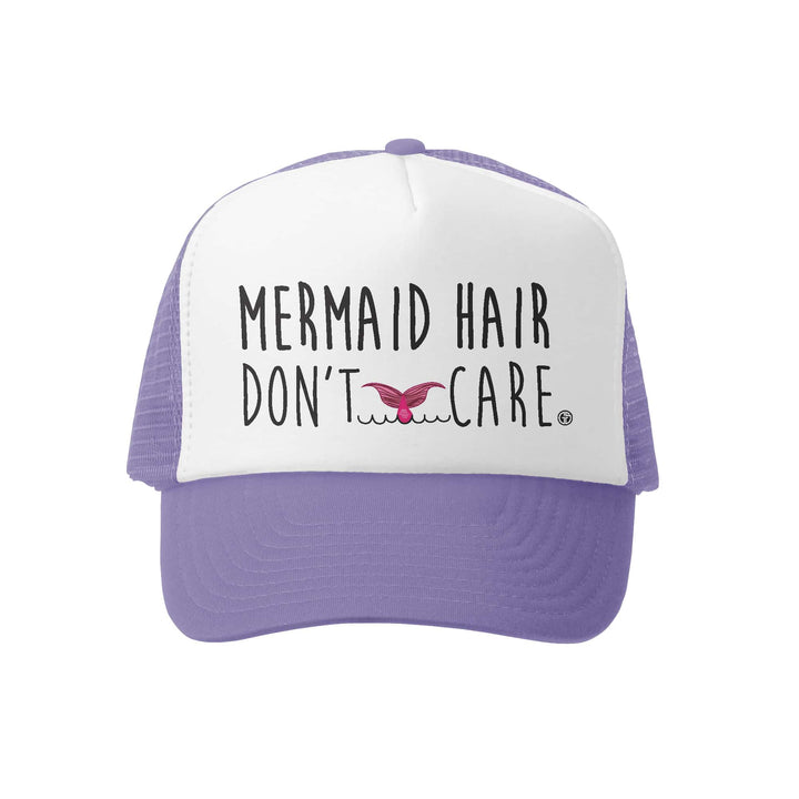Mermaid Hair Kids Trucker Hat