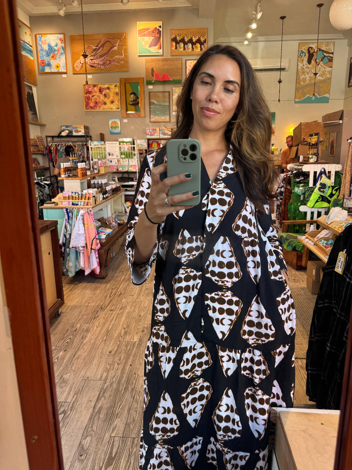 Women's Retro Maxi Dress in Waiehu