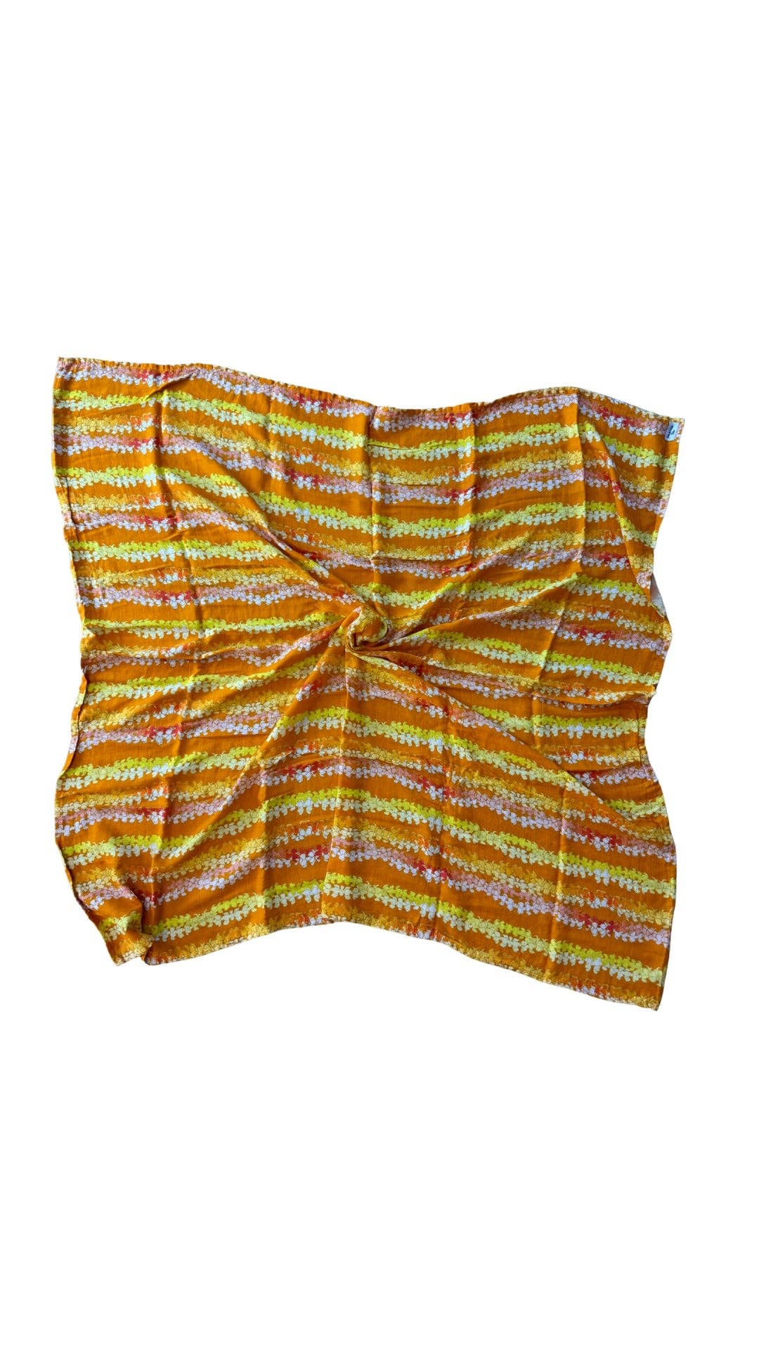 Pumpkin Puakenikeni Baby Swaddle