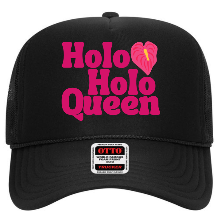 Holoholo Queen Adult Trucker Hat- Anthurium