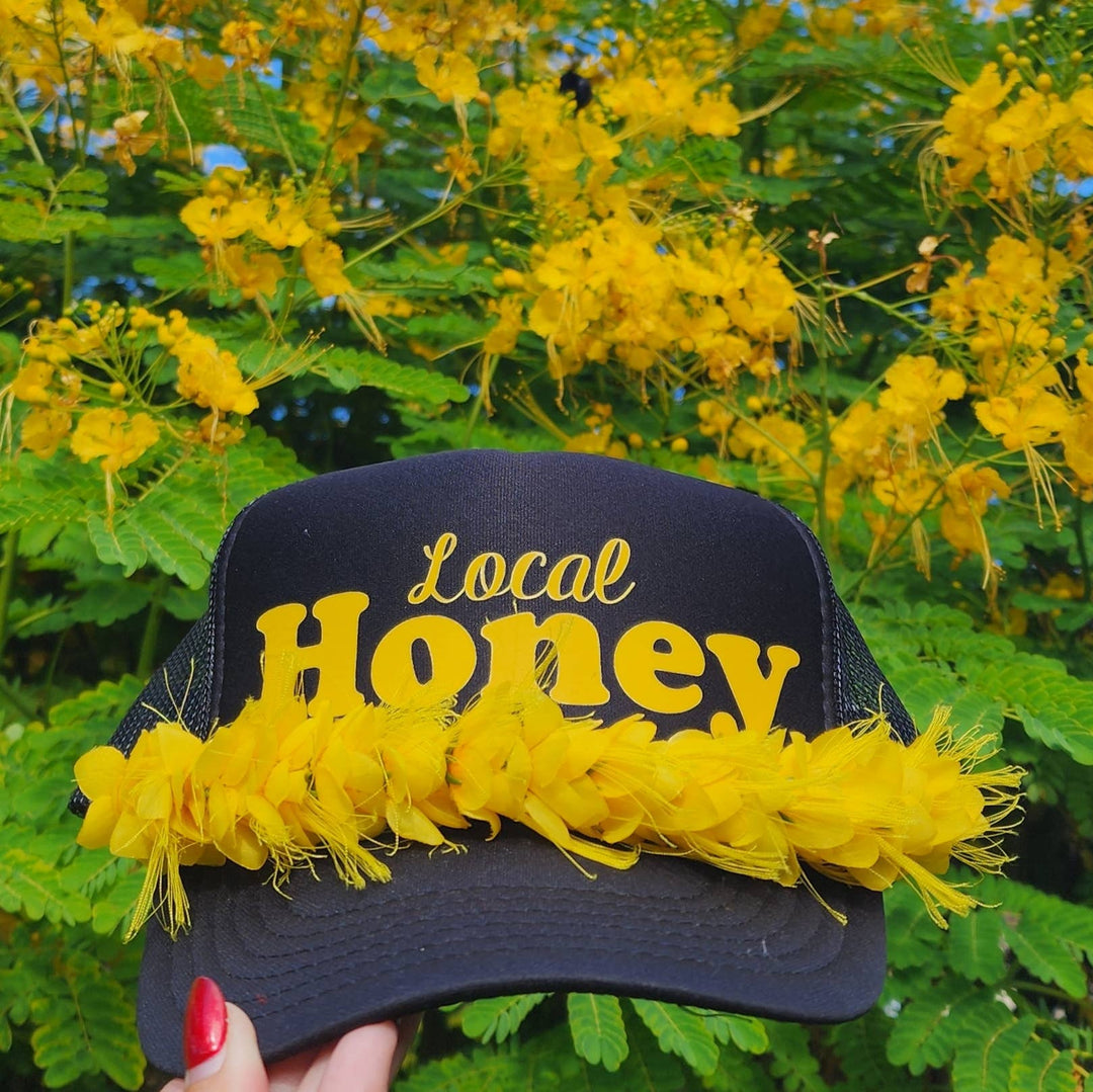 Trucker Hat Lei™ - Silk Flower Lei for hats