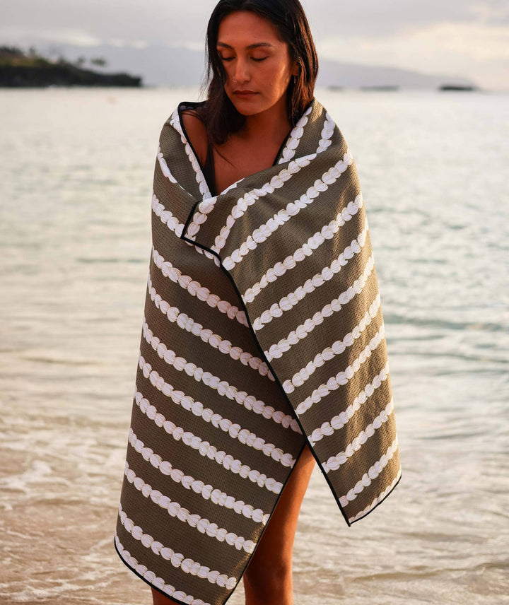 Beach Towel - Pikake Lei
