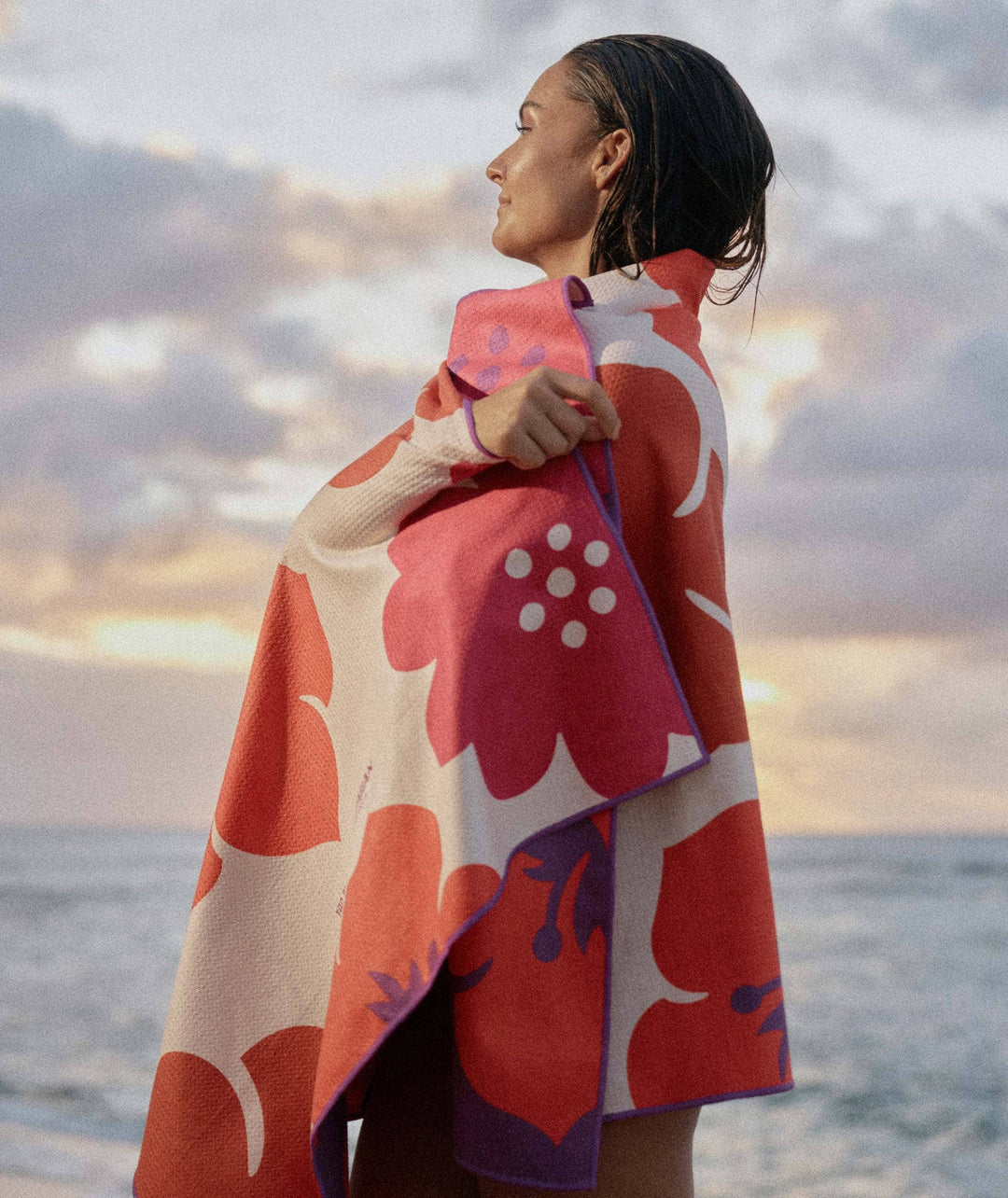 Beach Towel - Aloalo with Hawaiian Airlines