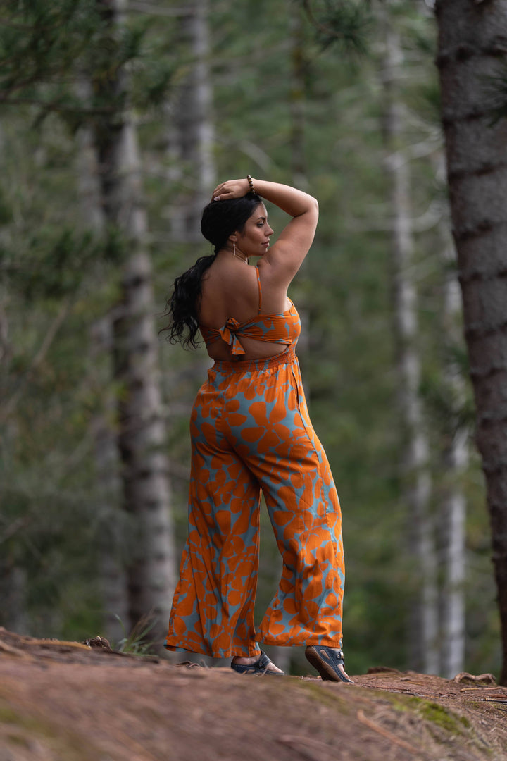 Forest Shell Tie Back Jumper