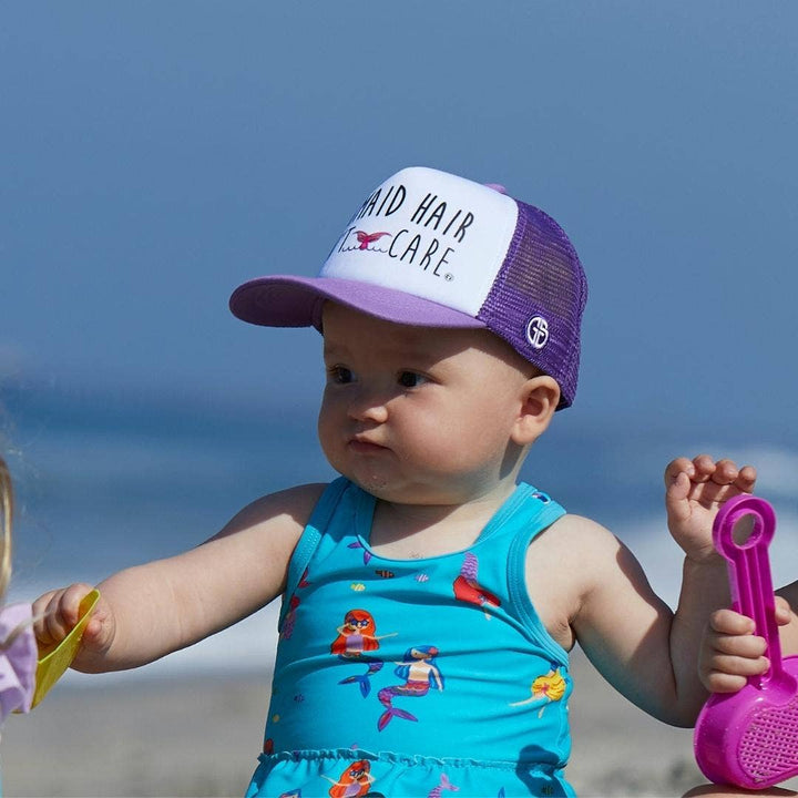 Mermaid Hair Kids Trucker Hat