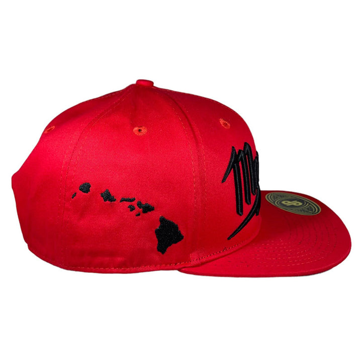Mauwee Red/Black Font Hat