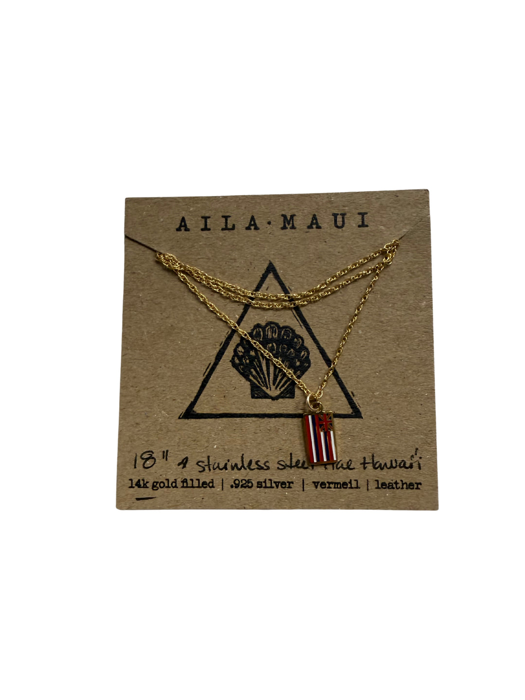 Hawaiian Flag Necklace