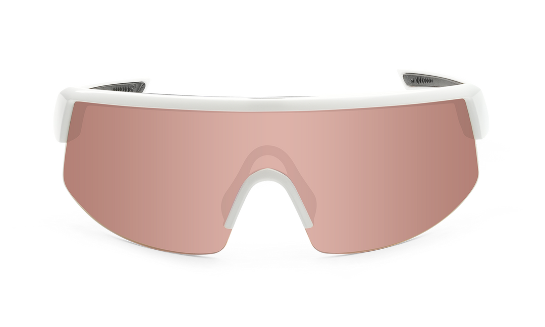 Bomb Rippa Safety - Polarized Rose Gold Pink Mirror White