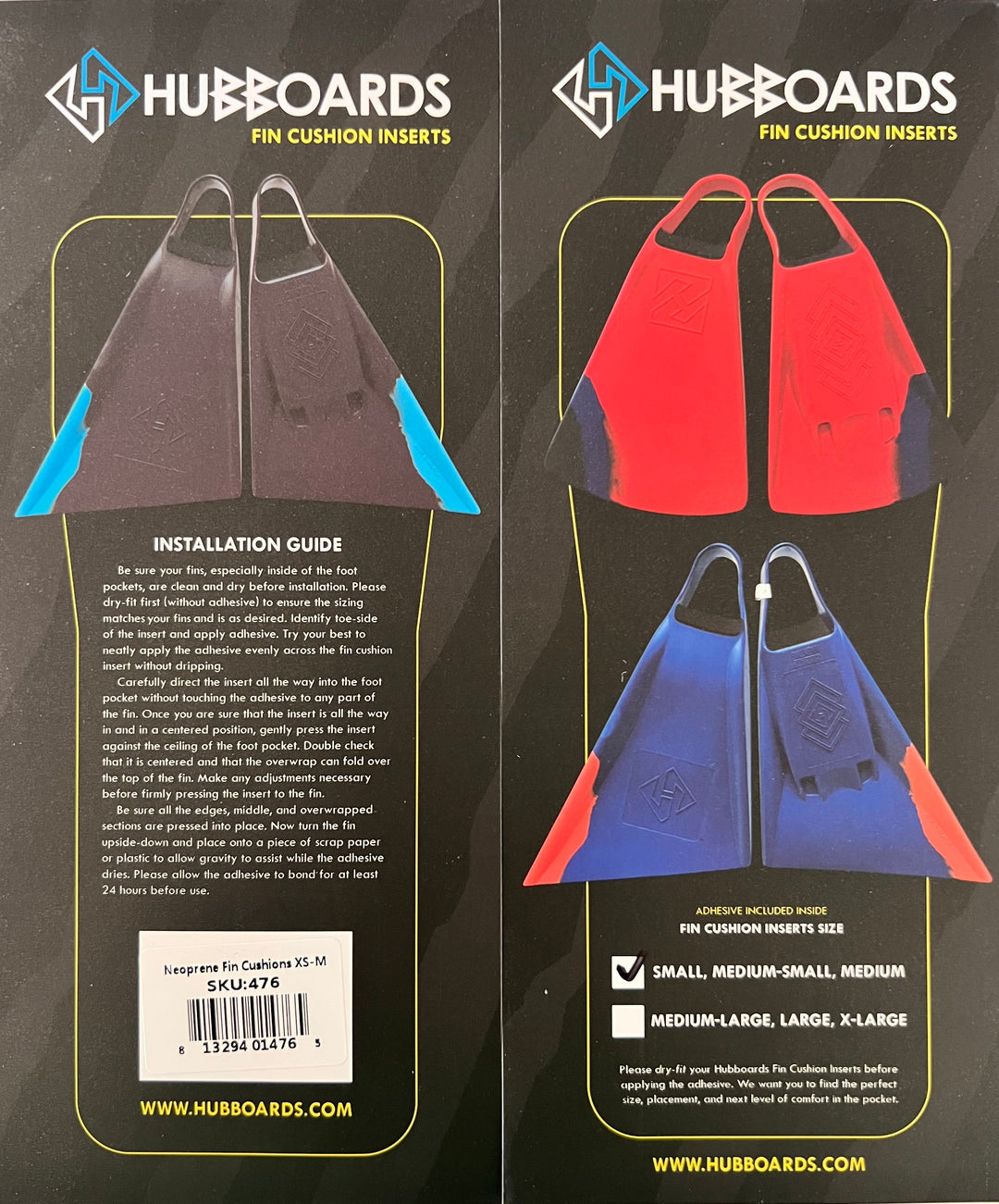 2mm Neoprene Fin Cushion Insert Kit