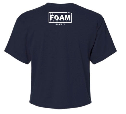 Women Foam Fin Crop Top