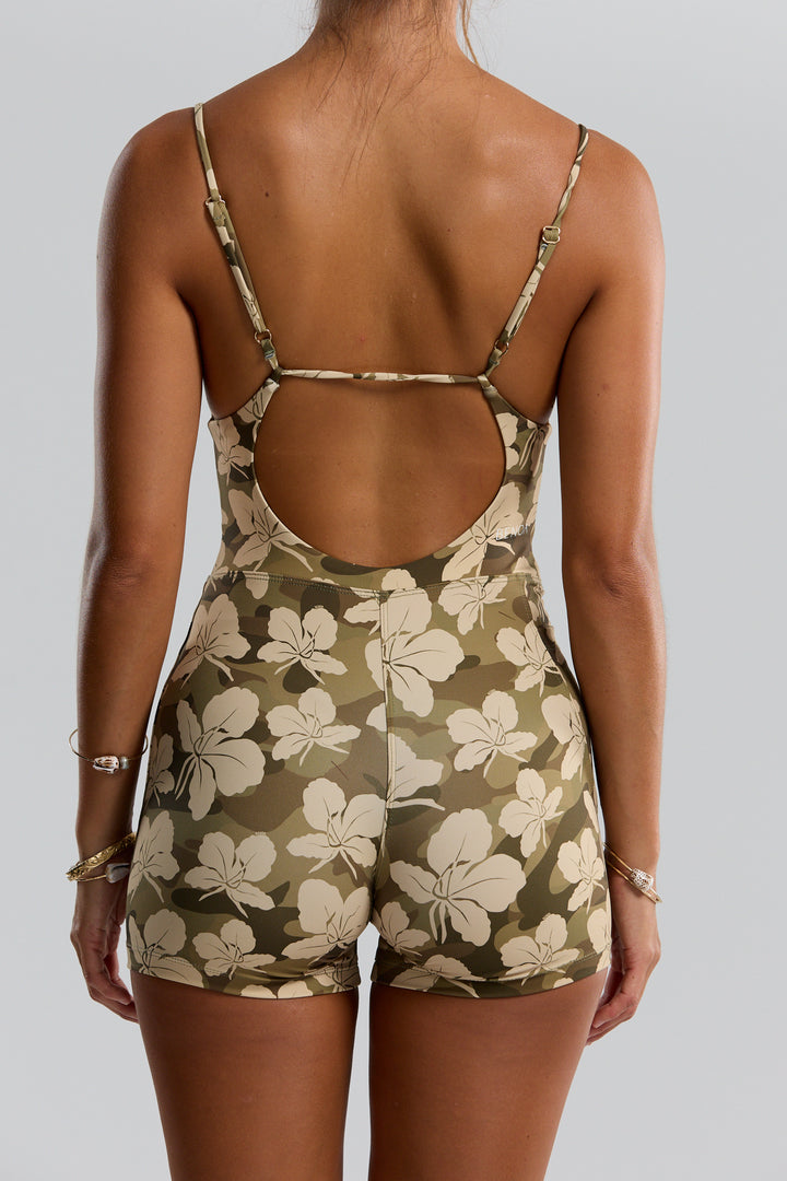 Brynn Romper- Camo Ginger