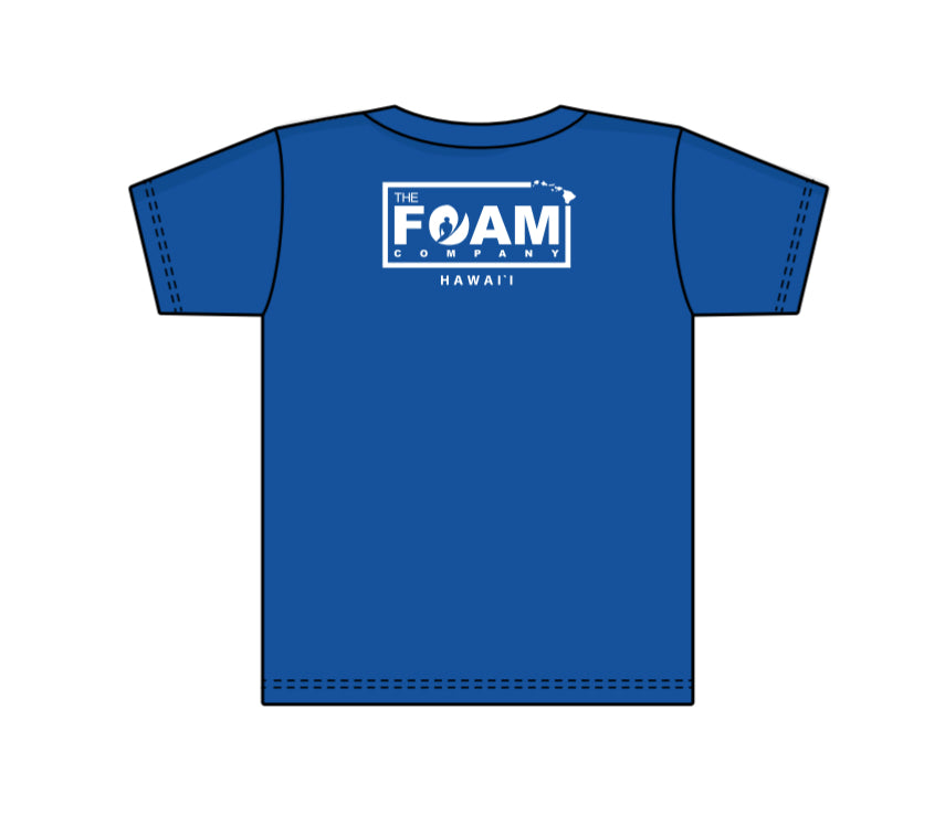 Foam Co: Board Line Up TODDLER T-Shirt: Blue w/ White