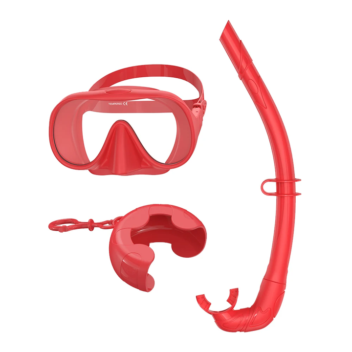 FOAM CO:Silicone Snorkel Set-CASE INCLUDED!