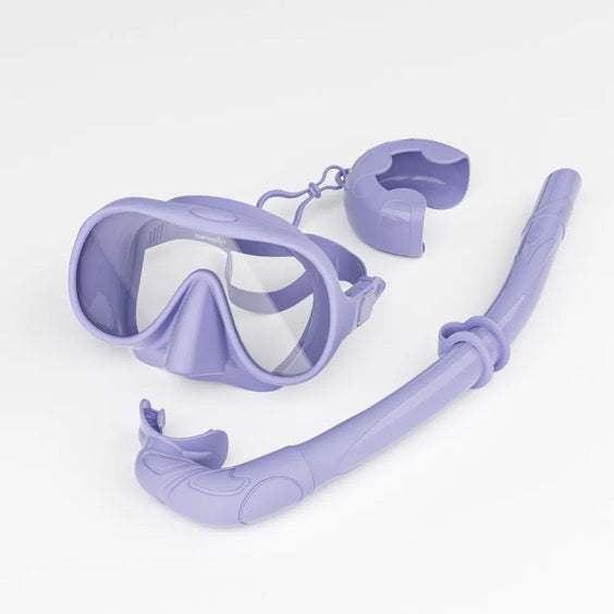 FOAM CO:Silicone Snorkel Set-CASE INCLUDED!