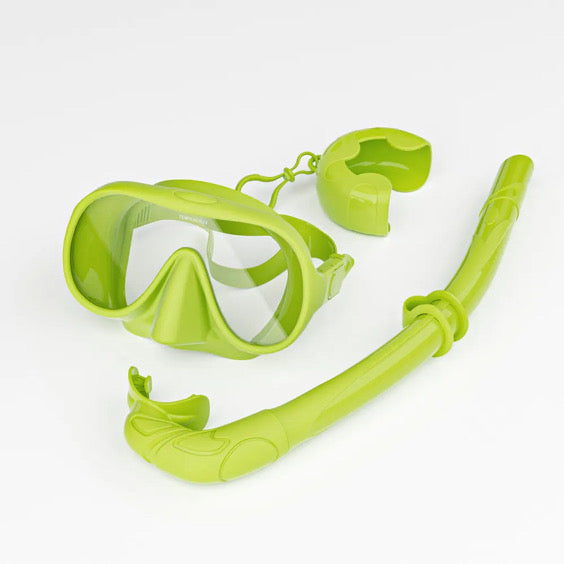 FOAM CO:Silicone Snorkel Set-CASE INCLUDED!