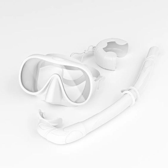 FOAM CO:Silicone Snorkel Set-CASE INCLUDED!