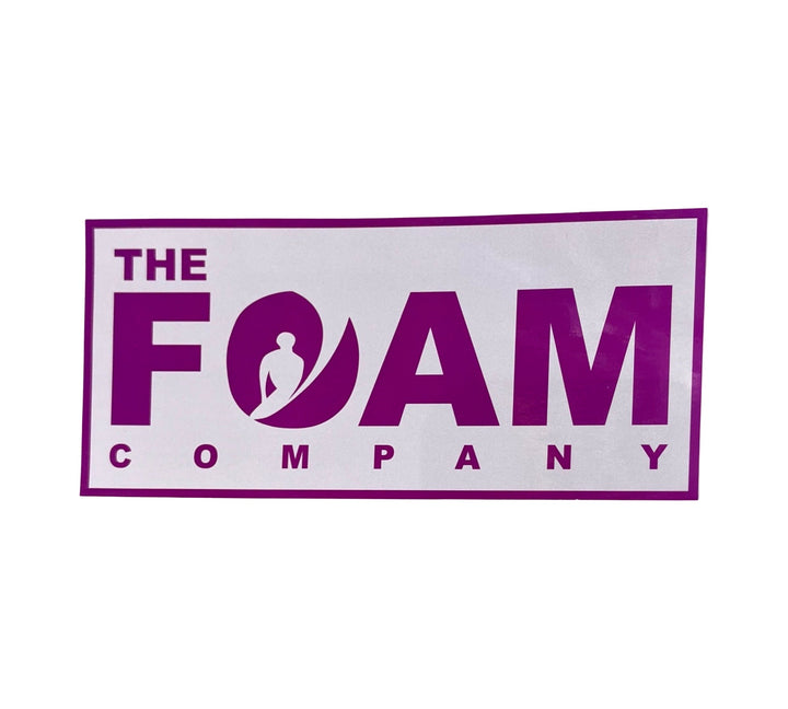 Foam Co Block Logo Vinyl Sticker