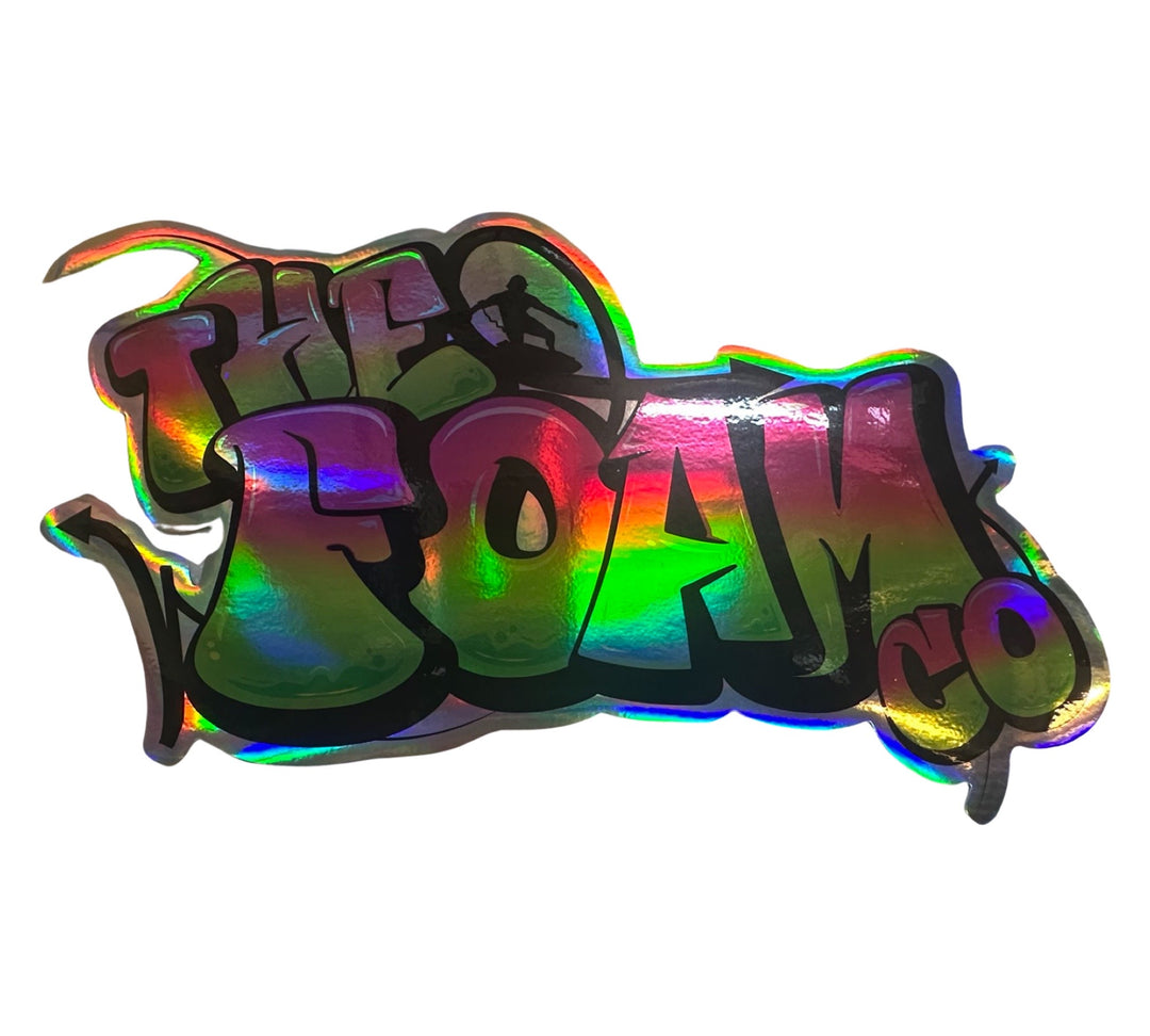 Foam Co Holographic Graffiti Sticker
