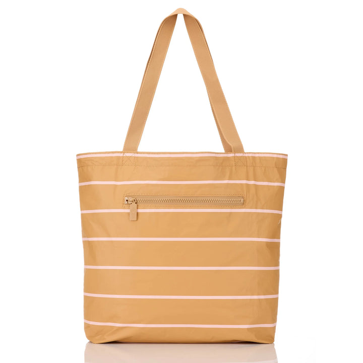 Swoosh Reversible Tote - Hey Girl/Tan