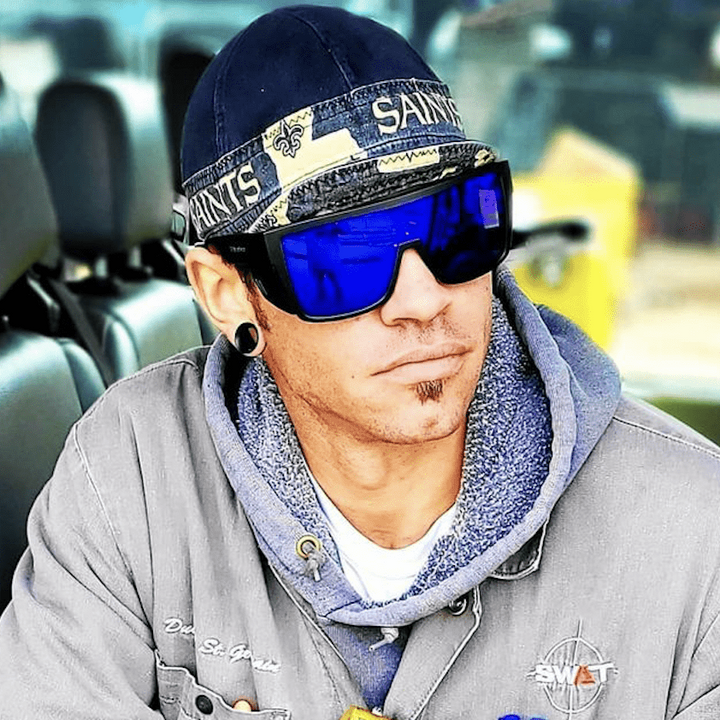 BUZZ Bomb Safety - Polarized Blue Mirror