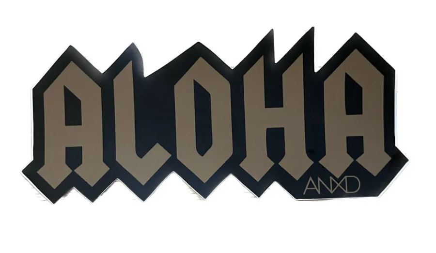 Anxd Aloha DC Sticker