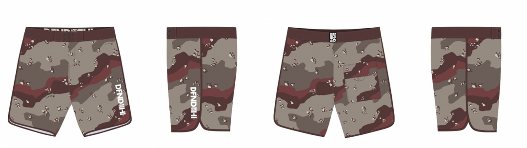 Defend Hawaii: Red Dessert Boardshorts