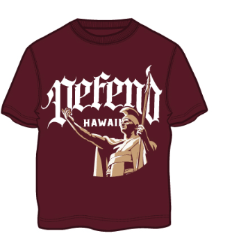 Defend Hawaii Keiki - Kings Back Red
