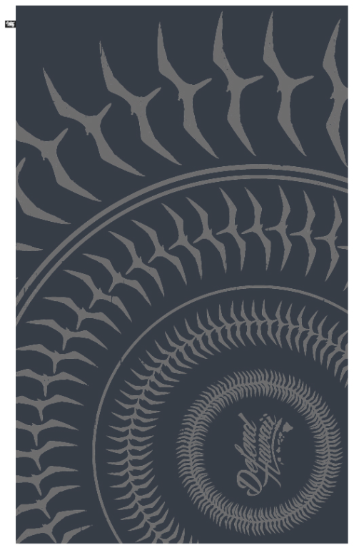 Defend Hawaii - Iwa Circle Navy Pareo