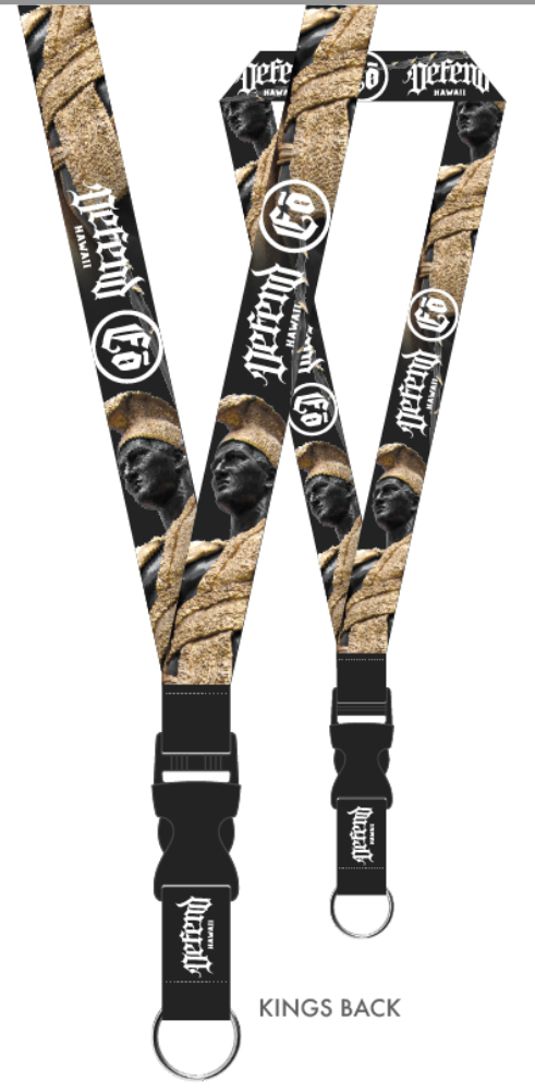 Defend Hawaii - Kings Back Lanyard