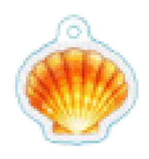 HiDarling Keychain - Sunrise Shell