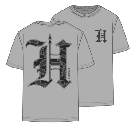H-Spear Dark Duck - Gray Tee