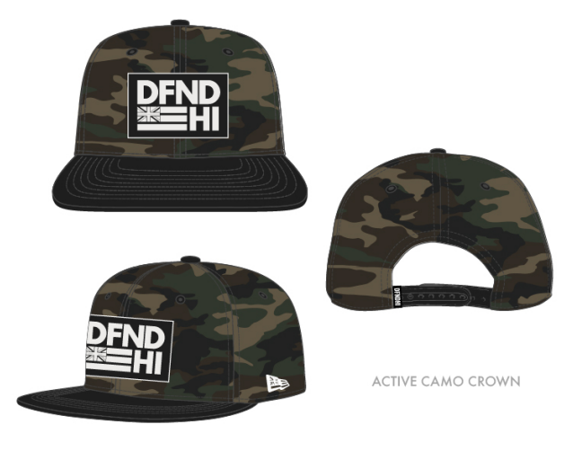 Defend Hawaii - Active Camo Crown Snapback