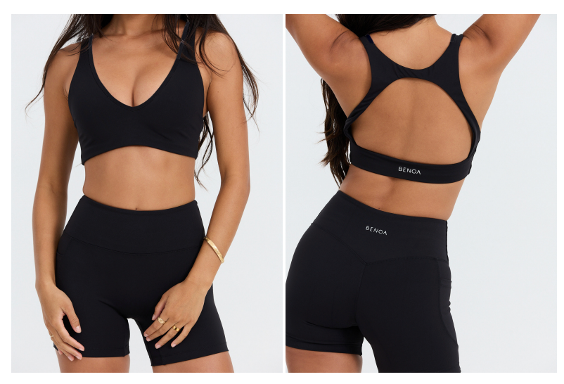 Sophia Sports Bra - Black