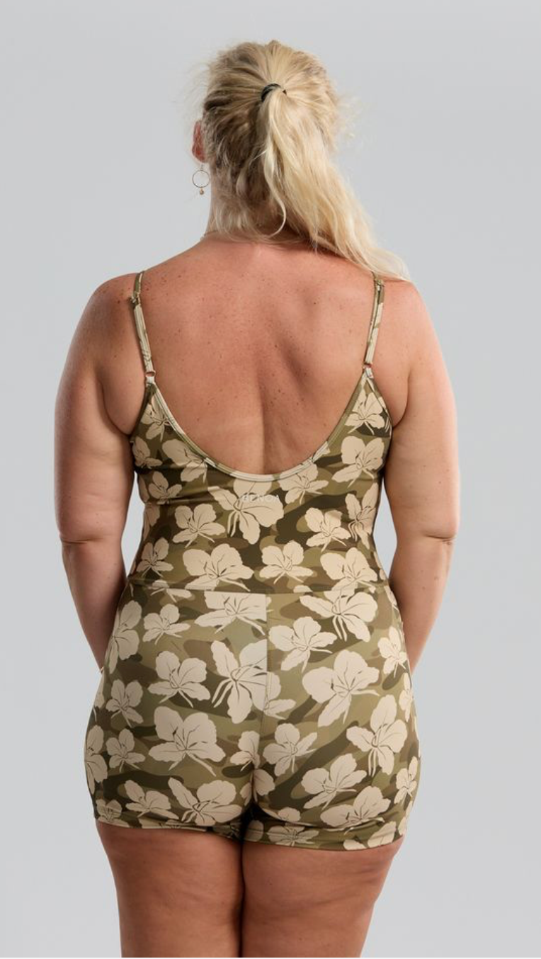 OG 3" Romper - Camo Ginger