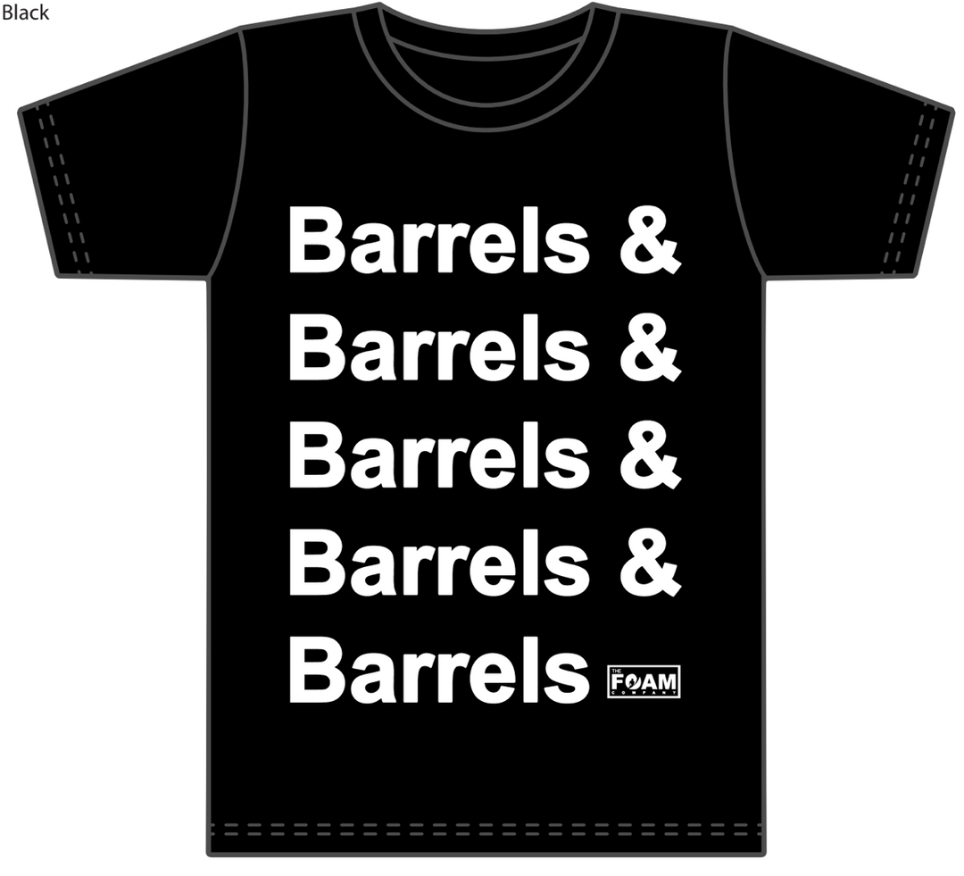 Men's Foam Co T-Shirts - Barrels & Barrels