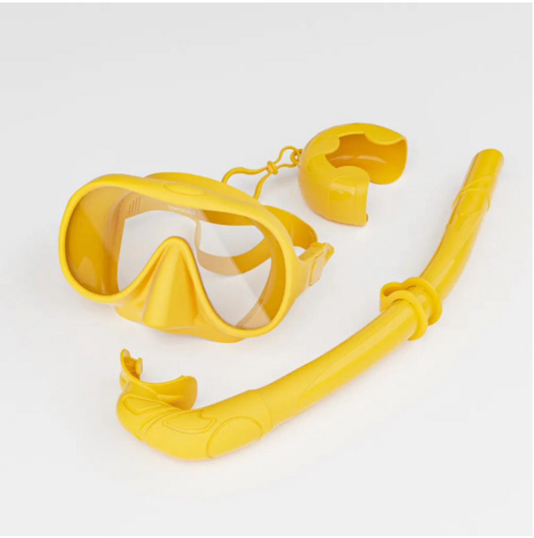 FOAM CO:Silicone Snorkel Set-CASE INCLUDED!