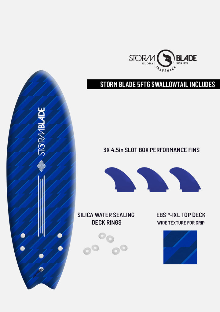 STORM BLADE 5FT6IN SWALLOW TAIL Blizzard Navy