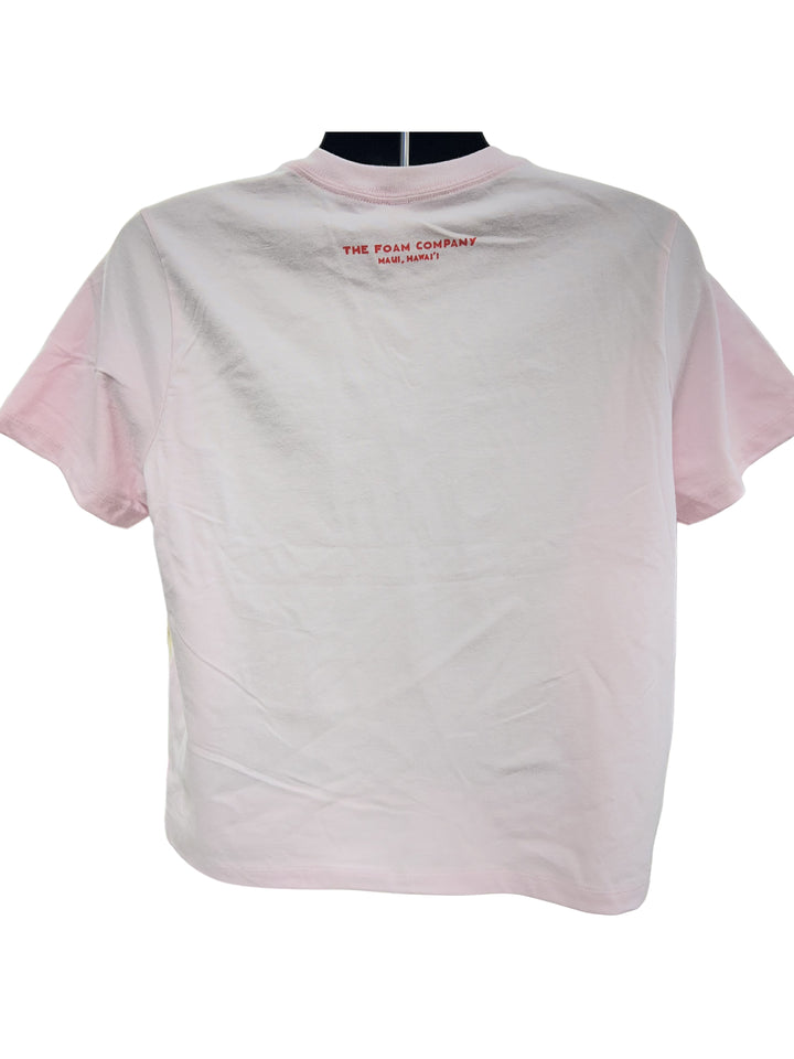 Foam Hibiscus - Women's Crop Top