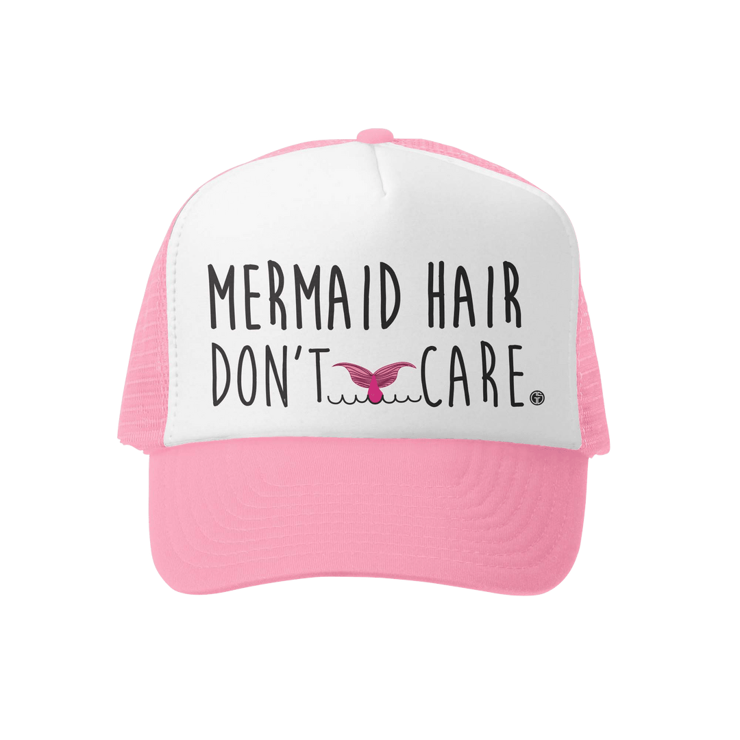 Mermaid Hair Kids Trucker Hat