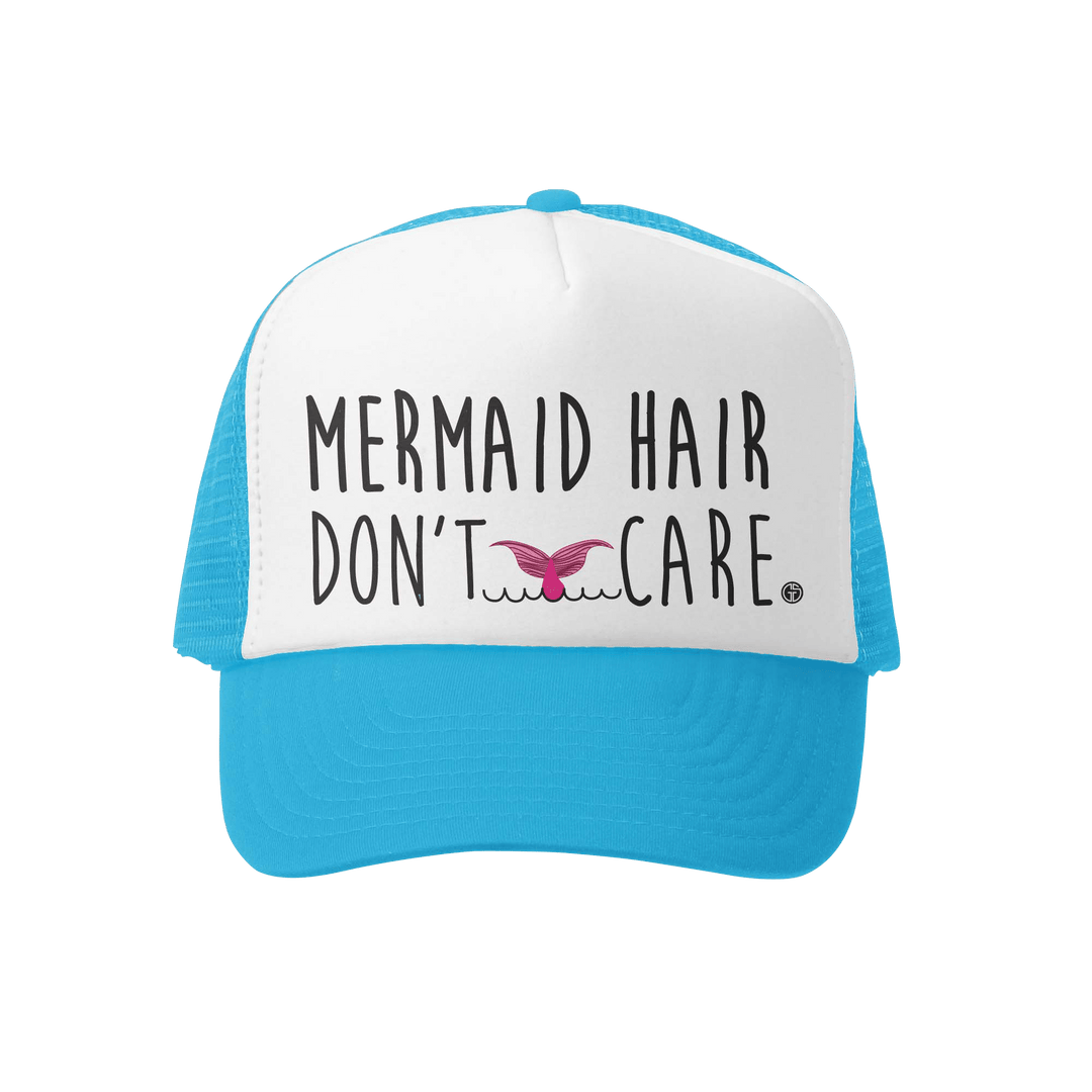 Mermaid Hair Kids Trucker Hat
