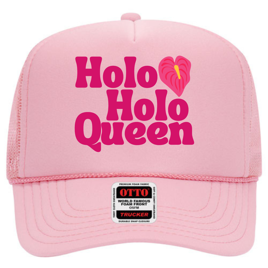 Holoholo Queen Adult Trucker Hat- Anthurium