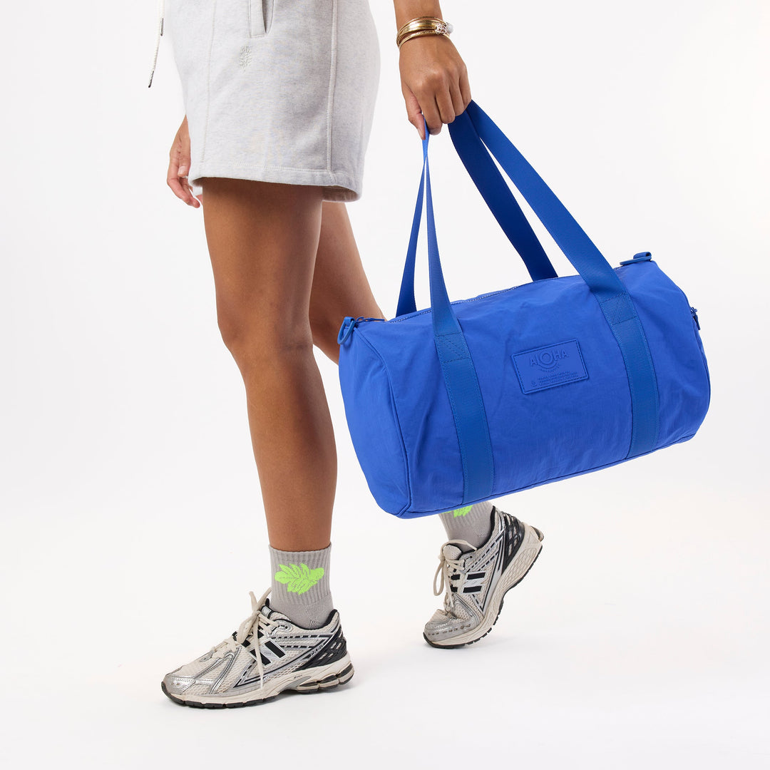 Monochrome Keep It Light Sporty Duffle in Cobalt