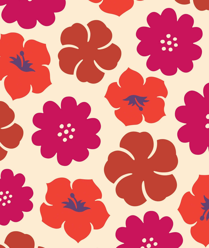 Beach Towel - Aloalo with Hawaiian Airlines