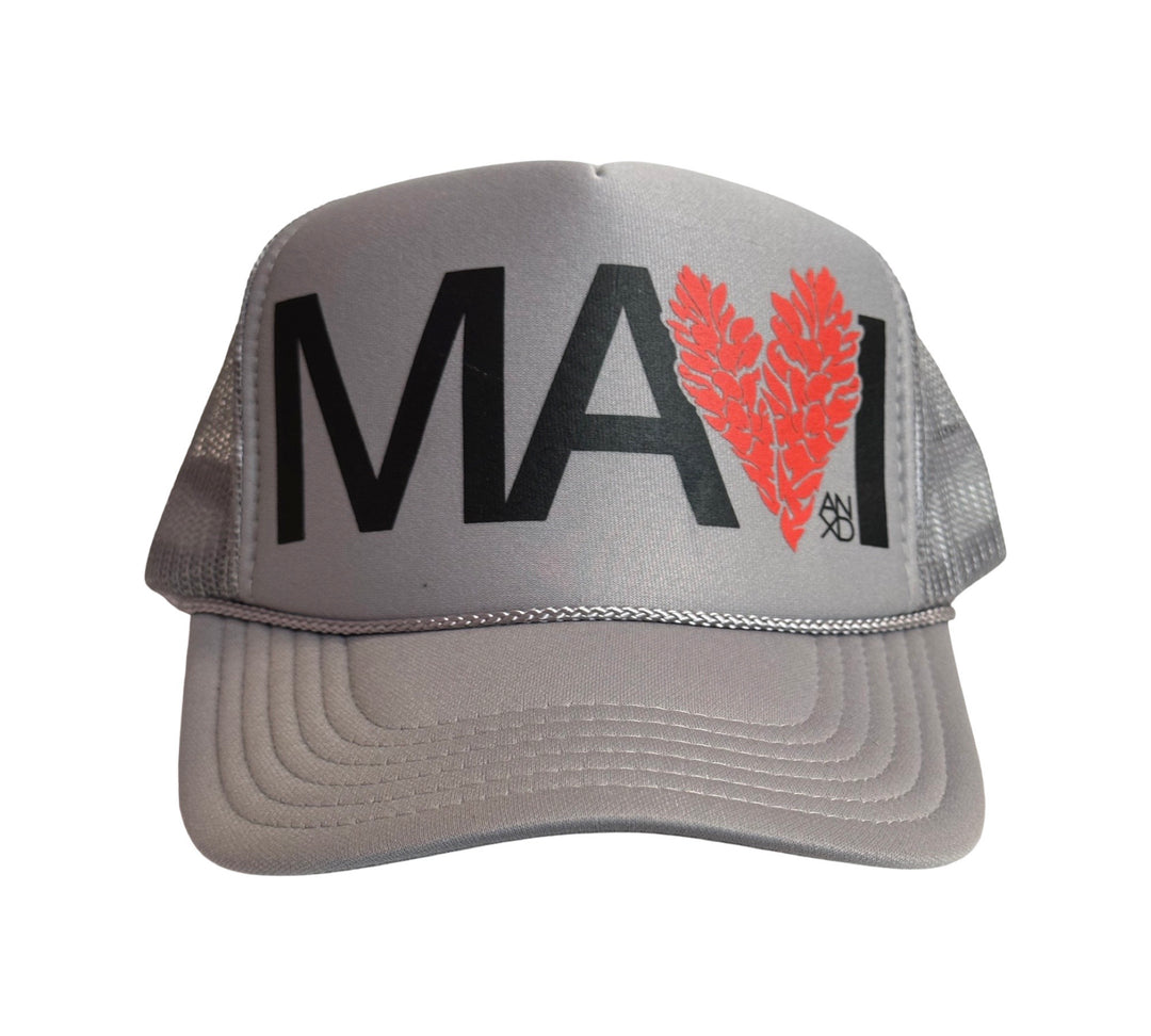 Maui Coral Heart Trucker Hat